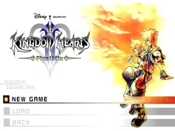 Kingdom Hearts - Final Mix (Japan) screen shot title